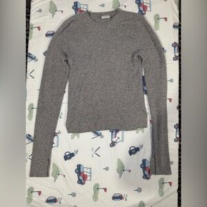 Abercrombie & Fitch Gray Crew Neck Sweater